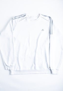90's Adidas White Sweatshirt - B1751