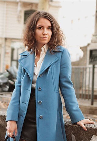 60'S VINTAGE BLUE JACKET
