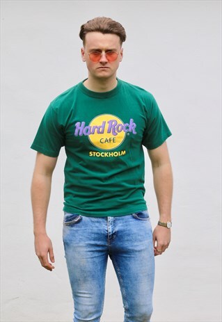 HARD ROCK CAFE VINTAGE STOCKHOLM T SHIRT