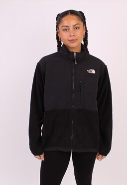 "Women's Vintage The North Face Black Denali Fleece Jacket 