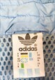 VINTAGE 80S NYLON TRACKSUIT TOP IN TURQUOISE 
