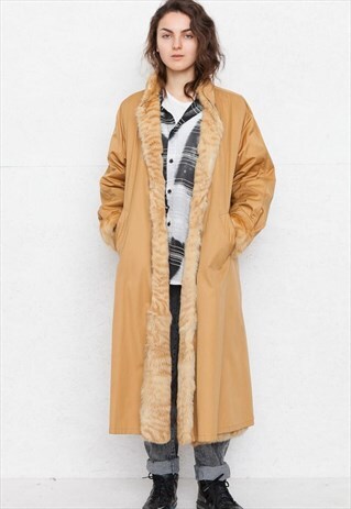VINTAGE BROWN WINTER COAT