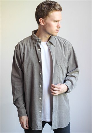 VINTAGE OVERSIZED CORDUROY SHIRT