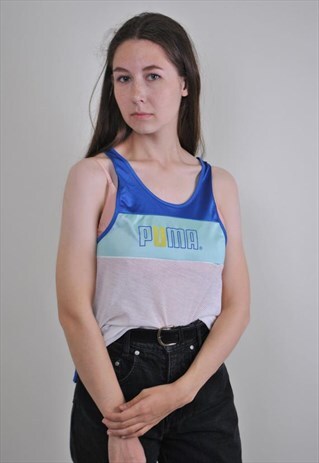 VINTAGE PUMA MULTICLOR TANK TOP