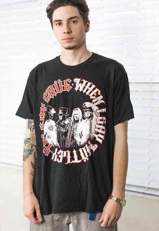VINTAGE MOTLEY CRUE T-SHIT BAND TOUR XL 7.7