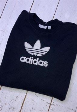 adidas embroidered jumper sweatshirt