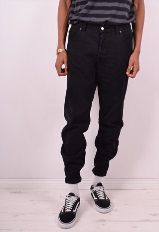 LEVI'S MENS VINTAGE JEANS W36 L32 BLACK 90S