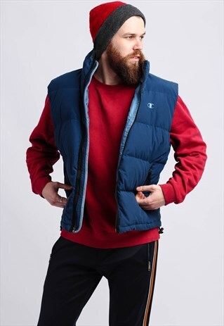 VINTAGE CHAMPION PUFFER GILLET