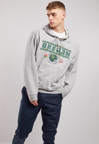 VINTAGE NIKE OREGON FOOTBALL HOODIE