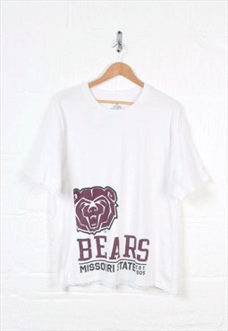 Vintage Champion Missouri State Bears T-Shirt Crew Neck XL