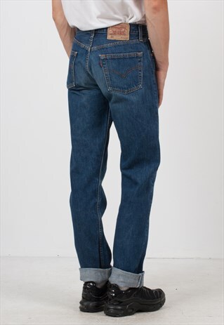 VINTAGE BLUE LEVI'S 501 FIT DENIM JEANS