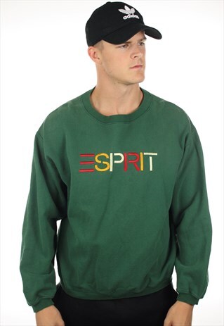 VINTAGE ESPIRIT SPELL OUT SWEATSHIRT JUMPER