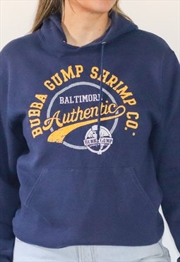 Bubba Gump Shrimp Baltimore Blue Logo Hoodie