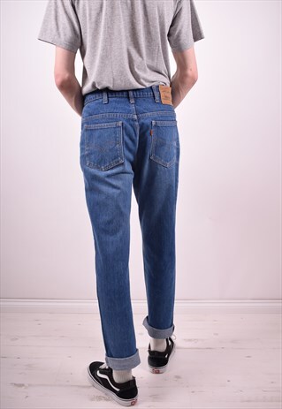 LEVI'S 630 MENS VINTAGE JEANS W34 L30 BLUE 90S