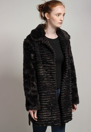 VINTAGE FAUX FUR JACKET