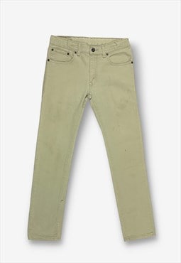 Vintage levi's 510 skinny fit boyfriend jeans beige BV20894