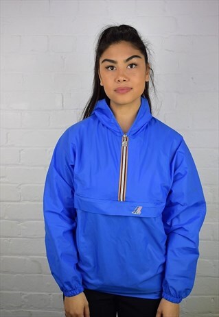 VINTAGE 90'S K-WAY WINDBREAKER PULLOVER JACKET