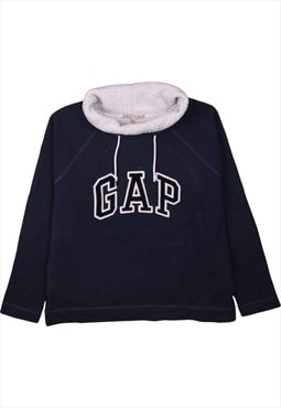 Vintage 90's Gap Jumper / Sweater Turtle Neck Spellout Navy