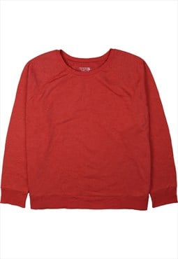Vintage 90's Time and Tru Sweatshirt Plain Crew Neck Red