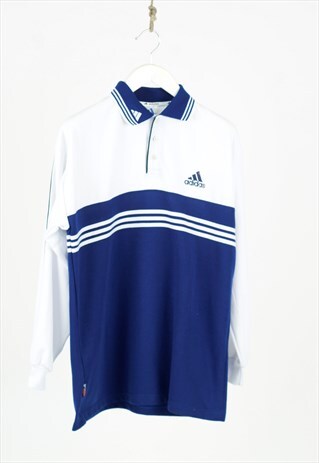 LATE 90S ADIDAS POLO COLLAR SWEATSHIRT