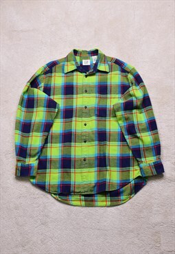 Vintage Gap Green Check Casual Shirt 