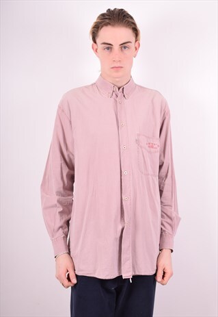 LEVI'S MENS VINTAGE SHIRT MEDIUM PURPLE 90S
