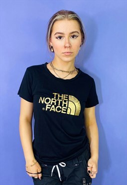 Vintage 90s North Face Gold Graphic T-Shirt