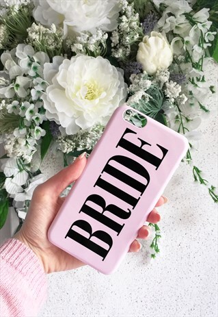 BRIDE DUSTY PINK PHONE CASE