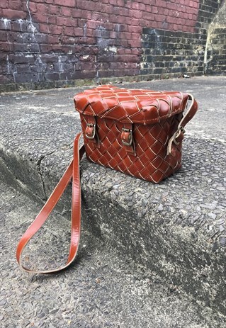 woven camera bag