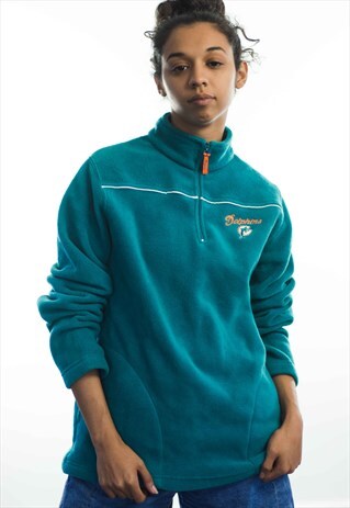 VINTAGE MIAMI DOLPHINS LOGO SWEATSHIRT JUMPER 90S XL 14