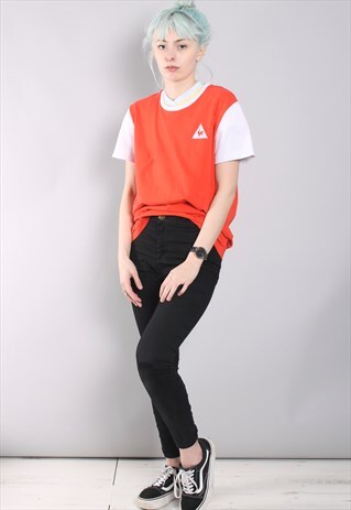 VINTAGE LE COQ SPORTIF 90S T- SHIRT RED
