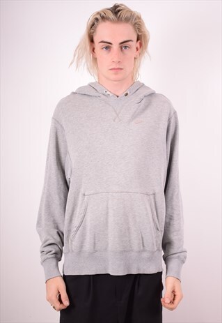NIKE MENS VINTAGE HOODIE JUMPER MEDIUM GREY 90S