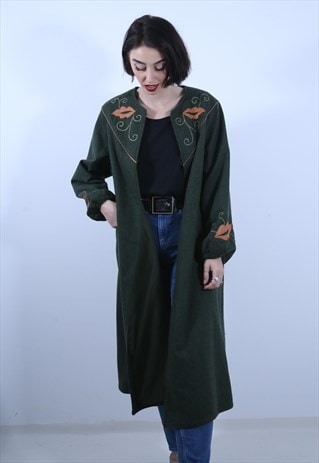 GREEN WOOLLEN COAT