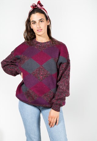 VINTAGE 80S KNIT JUMPER / S0053