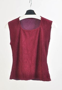 Vintage 00s blouse in maroon