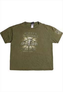 Vintage  Harley Davidson T Shirt Short Sleeve Back Print