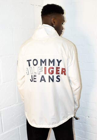 VINTAGE 90S TOMMY HILFIGER LIGHTWEIGHT WATERPROOF JACKET