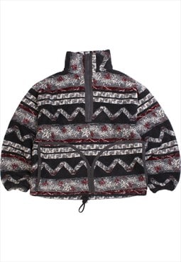 U.S Vintage  Quarter Zip Aztec Fleece Jumper Large (missing 