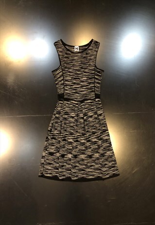 SUMMER BLACK AND WHITE MISSONI DRESS