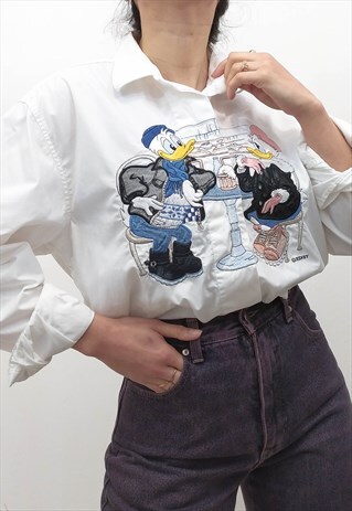 EMMANUEL SCHIVILI X DISNEY VINTAGE EMBROIDERED SHIRT