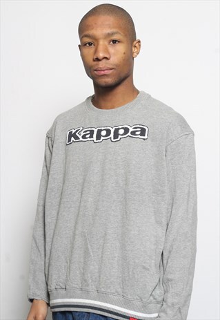 VINTAGE KAPPA SWEATSHIRT GREY