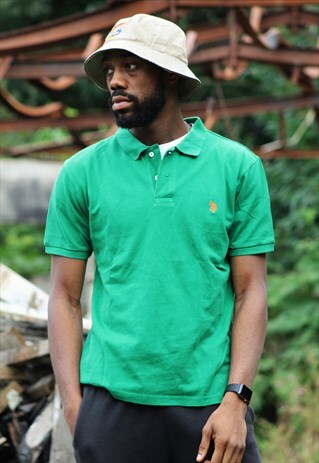 RETRO / 90'S / USPA / GREEN POLO