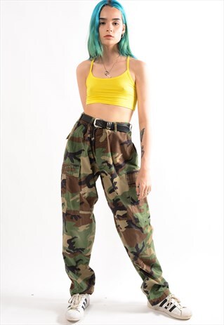 VINTAGE CAMO TROUSERS