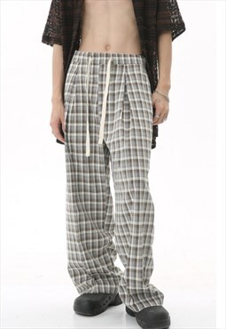 Men's Drape Plaid Trousers SS2023 VOL.3