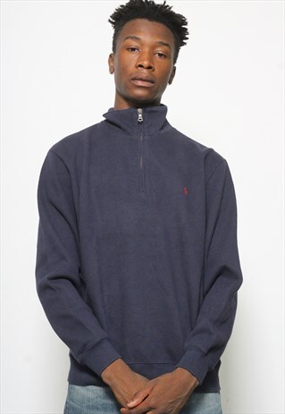 VINTAGE POLO RALPH LAUREN 1/4 ZIP SWEATSHIRT