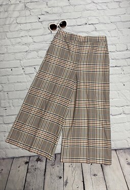 Patterned Culotte Style Trousers