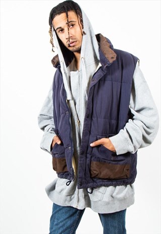 VINTAGE 90S NAUTICA PUFFER GILET / S0944