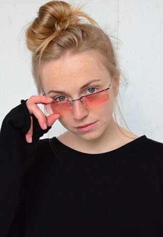 VINTAGE 90S PINK SUNGLASSES