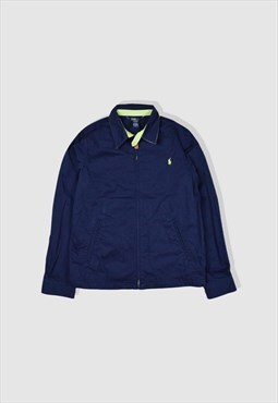 Vintage 90s Polo Ralph Lauren Harrington Jacket Navy Blue