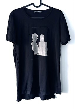 Dolce & Gabbana David Bowie Rare Tshirt Top Chemise L 42